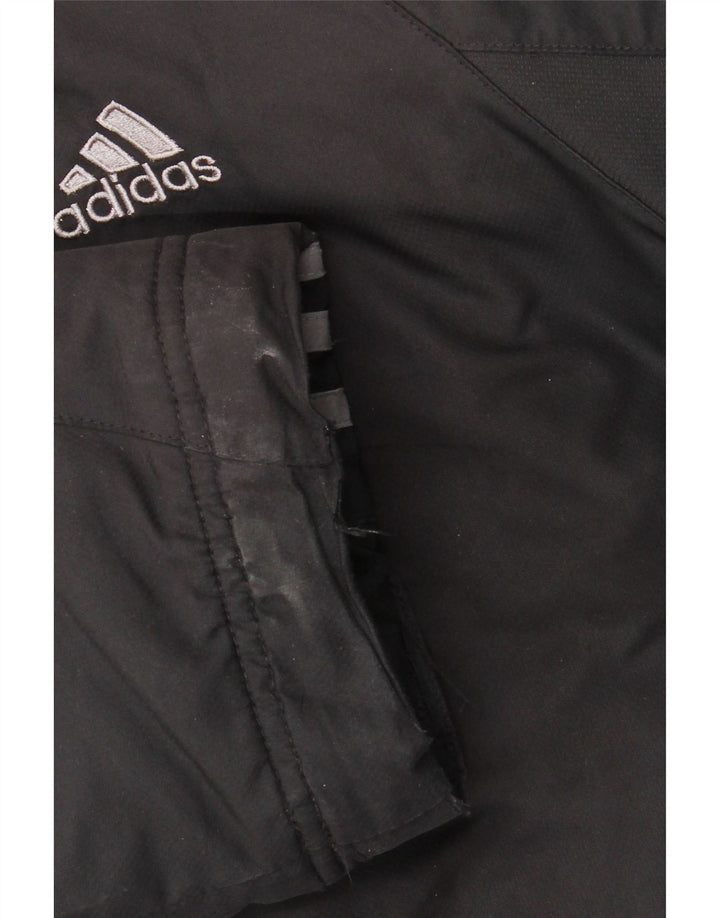 Ανδρικό μπουφάν ADIDAS Windbreaker UK 40 Large Black Polyester