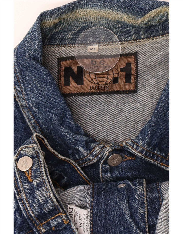 Vintage Ανδρικό Τζιν Μπουφάν UK 42 XL Μπλε Βαμβακερό