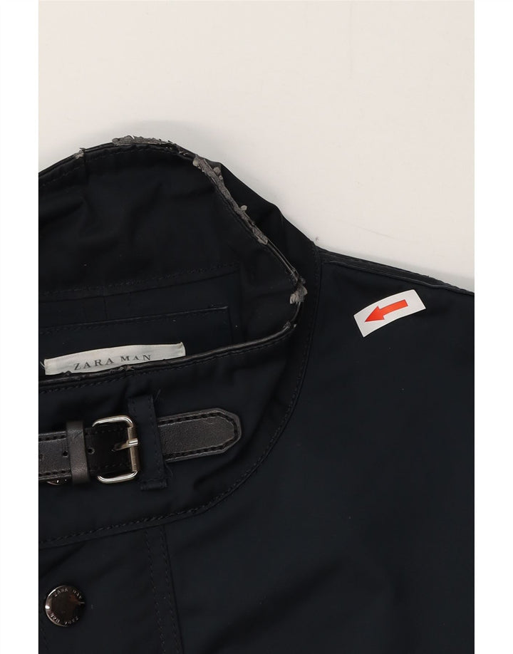 ZARA Ανδρικό Utility Jacket UK 40 Large Navy Blue