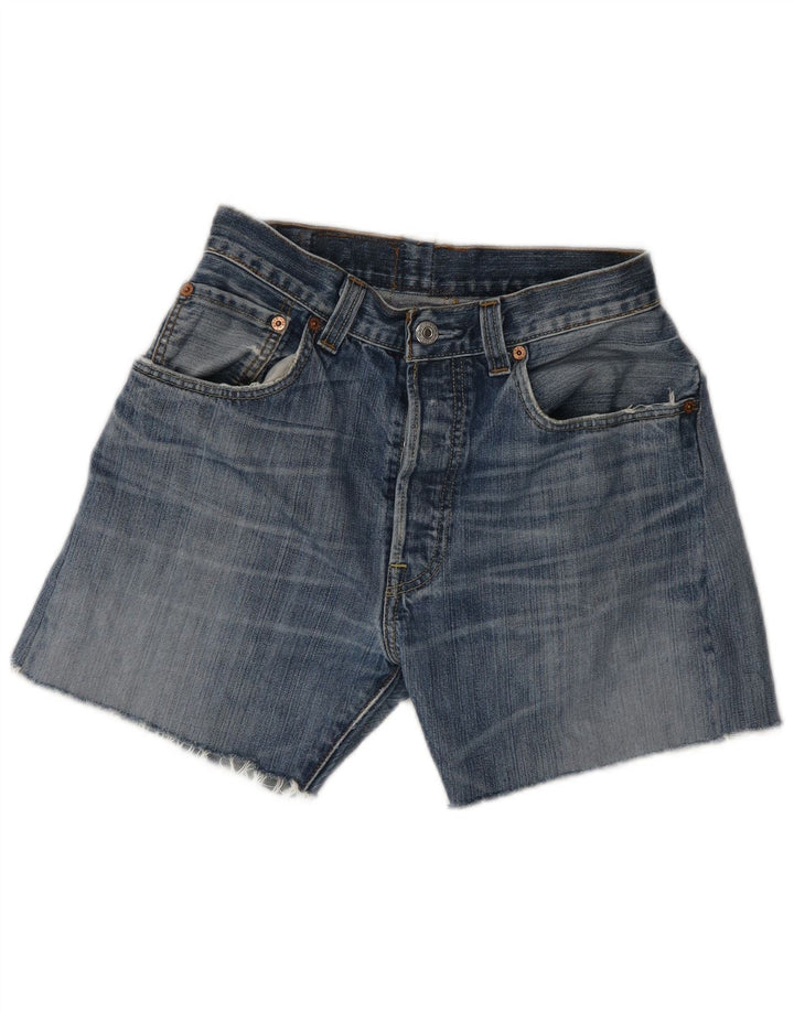 Γυναικείο τζιν σορτς Levi's 501 W32 μεγάλο μπλε βαμβακερό