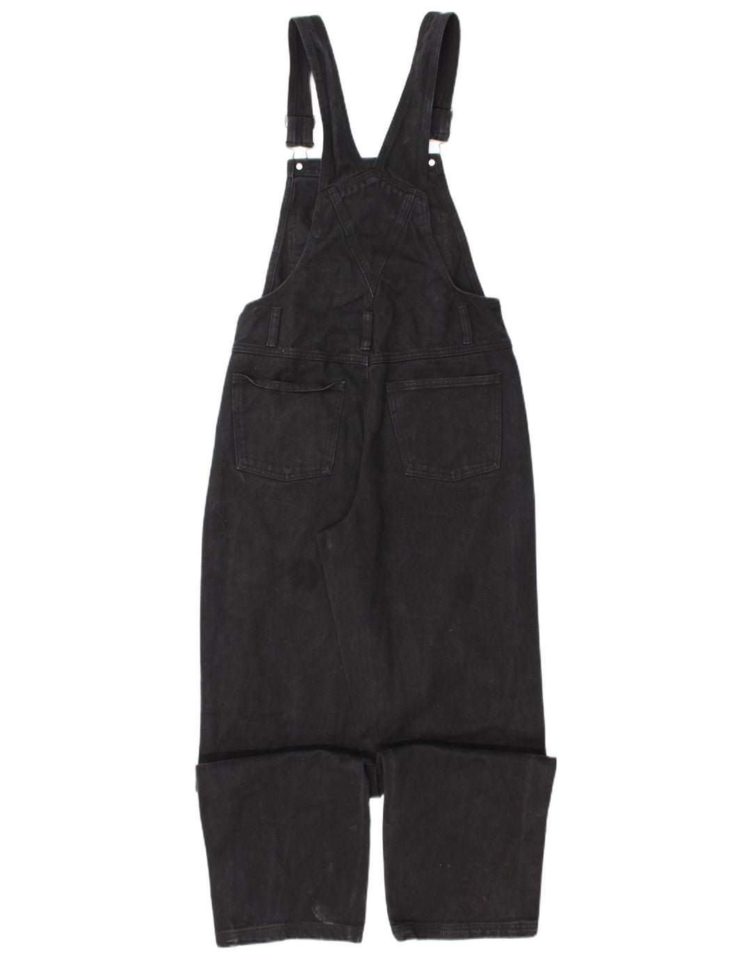 J.Galt Γυναικεία Dungarees ίσιο τζιν μικρό W30 L31 μαύρο βαμβακερό