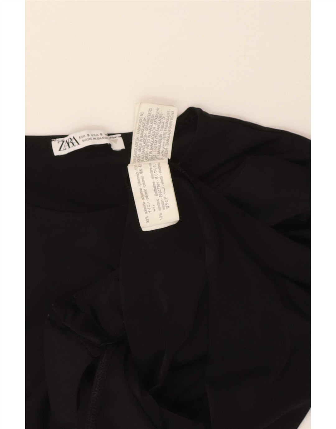 Zara γυναικείο κορμάκι UK 8 Small Black Polyamide
