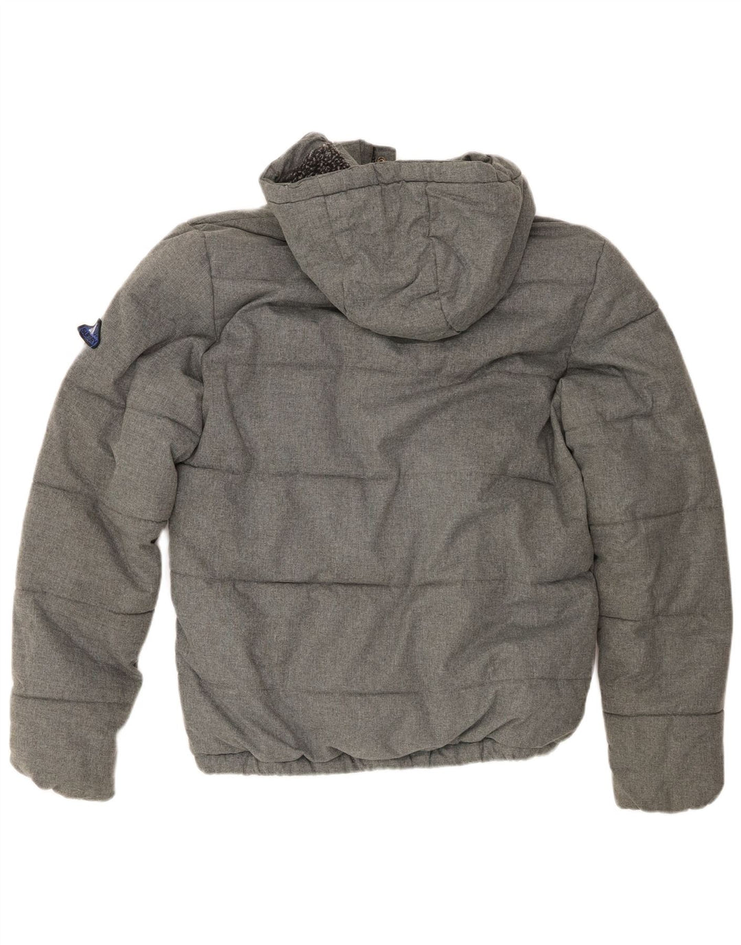Superdry Ανδρικό μπουφάν με κουκούλα με επένδυση UIK 38 Medium Grey Polyester