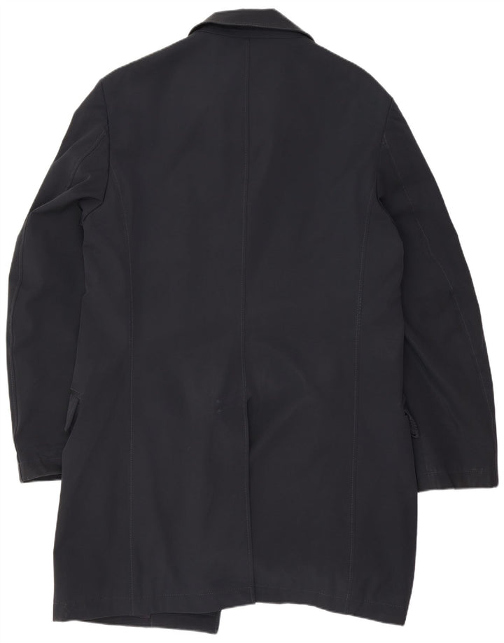 Ανδρικό πανωφόρι Fay UK 38 Medium Navy Blue Polyester Classic