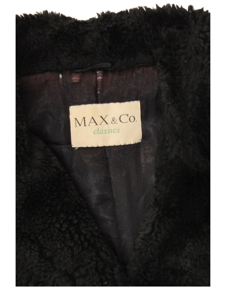 Max & Co. Γυναικείο παλτό αντιανεμικό UK 12 Medium Black