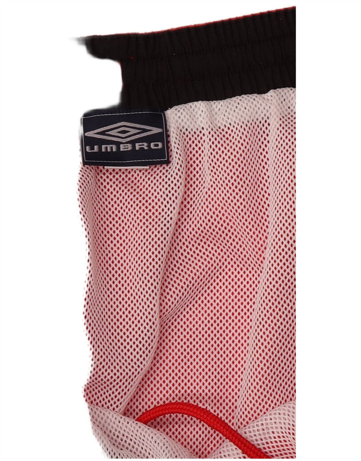 Ανδρικό γραφικό αθλητικό σορτς Umbro 2XL κόκκινο πολυεστέρα