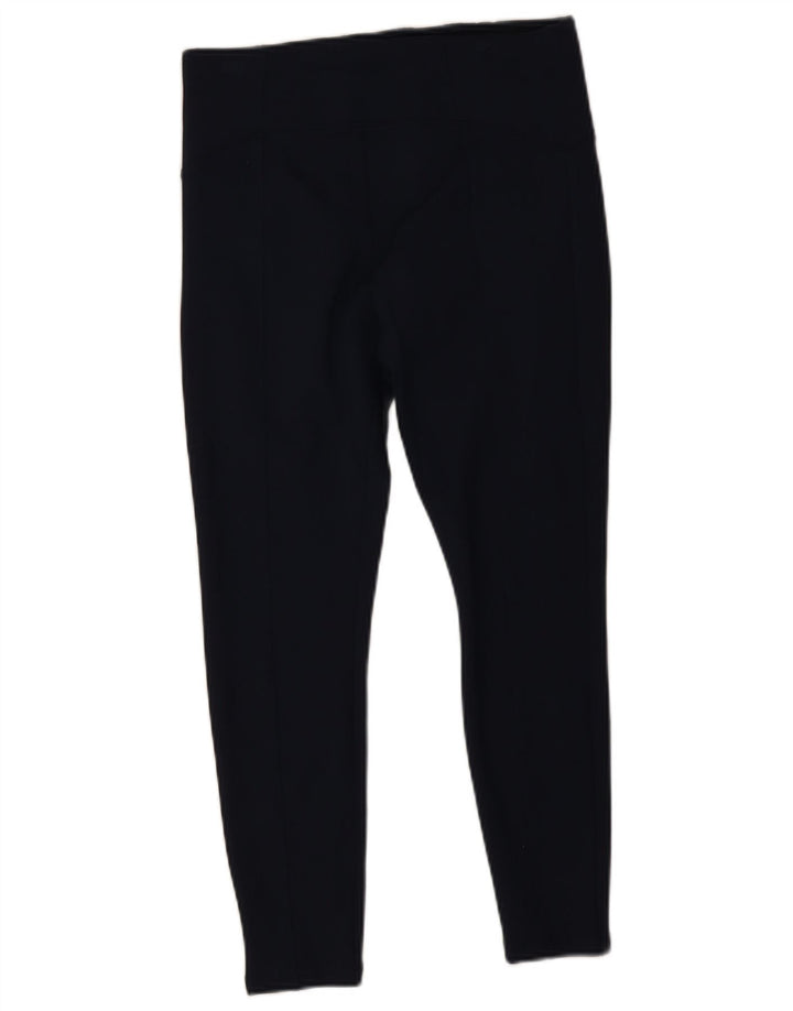 Marks & Spencer Γυναικεία κολάν Crop UK 12 Medium Navy Blue Viscose