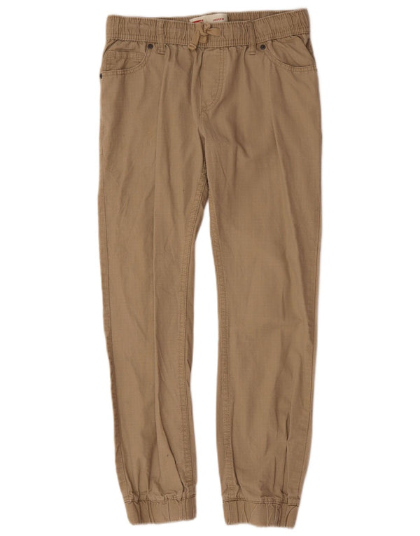 Levi's Boys Joggers Casual Παντελόνι 12-13 ετών Μεγάλο W28 L27 Μπεζ βαμβακερό
