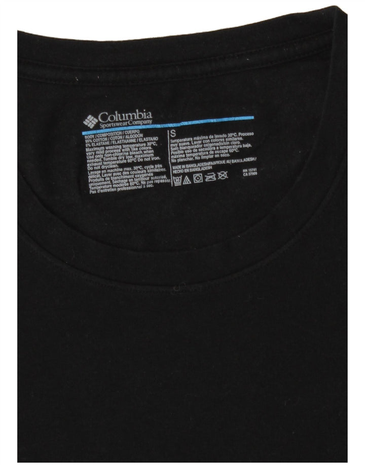 Ανδρικό T-Shirt Columbia Top Μικρό μαύρο βαμβακερό