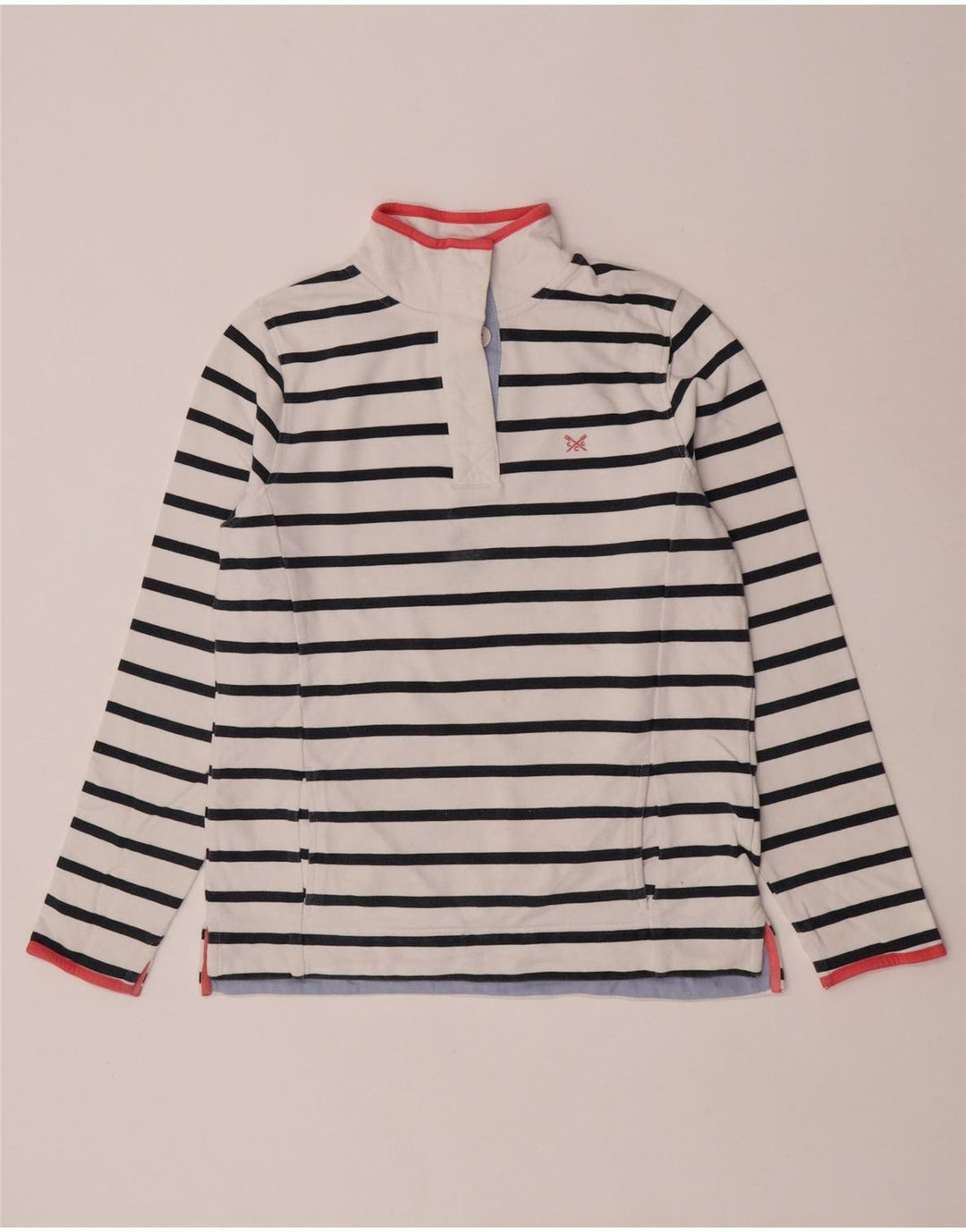 Crew Clothing Γυναικεία φούτερ Jumper UK 10 Small White Ride