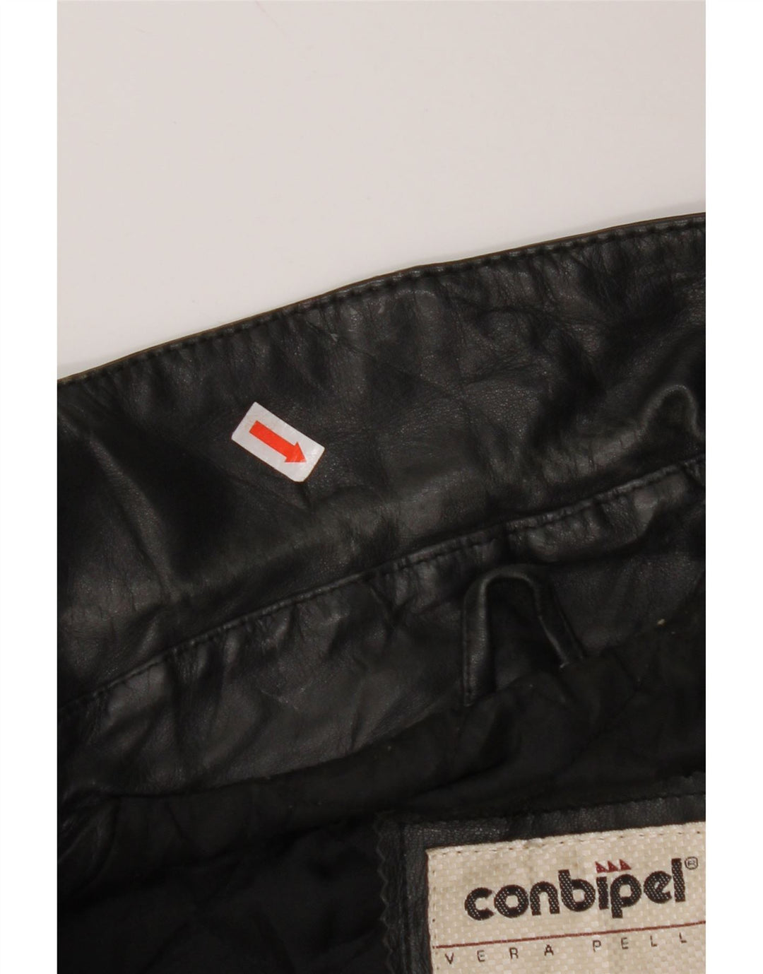 CONBIPEL Ανδρικό Δερμάτινο Μπουφάν IT 44 XS Μαύρο Δερμάτινο