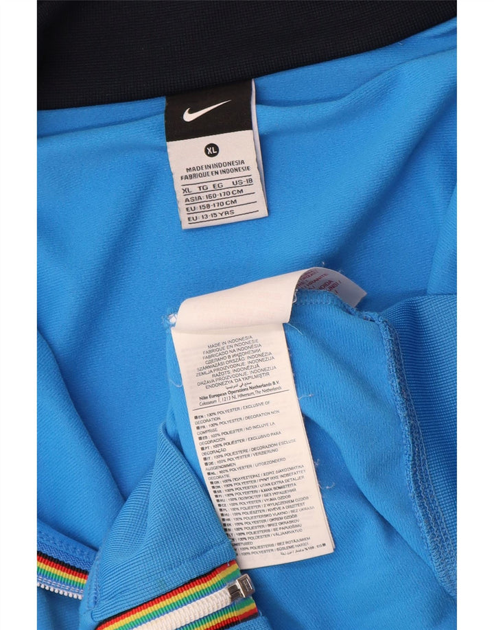 Μπουφάν Nike Boys Graphic αθλητική φόρμα 13-14 ετών XL μπλε πολυεστέρας