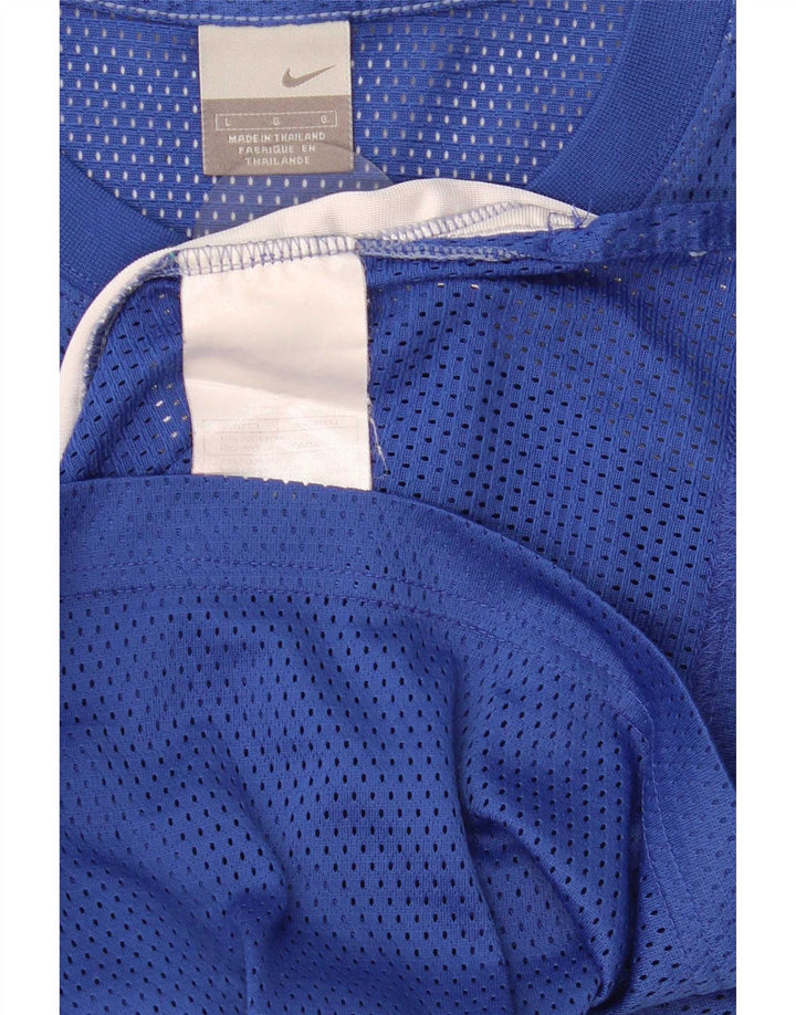 Ανδρικό γιλέκο Nike με μεγάλο μπλε χρώμα πολυεστέρα