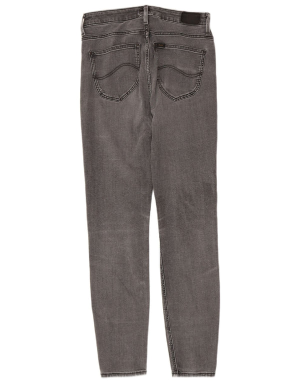 Lee Womens Scarlett High Skinny Jeans W28 L31 Γκρι βαμβακερό
