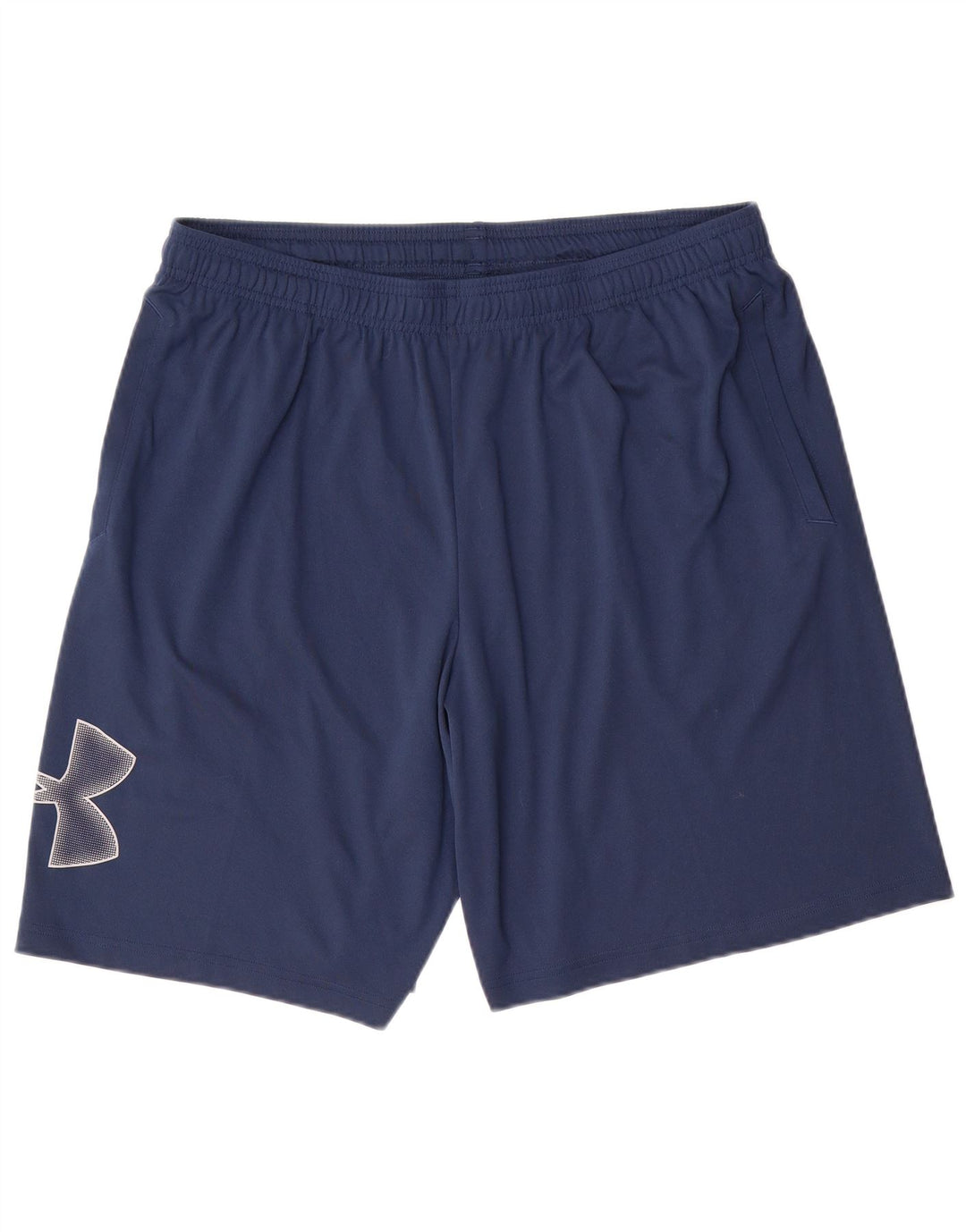 Ανδρικό γραφικό αθλητικό σορτς UNDER ARMOR XL Navy Blue Polyester