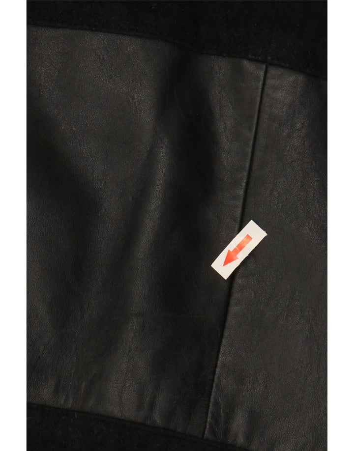 Γυναικείο Suede Jacket VINTAGE IT 48 XL Μαύρο