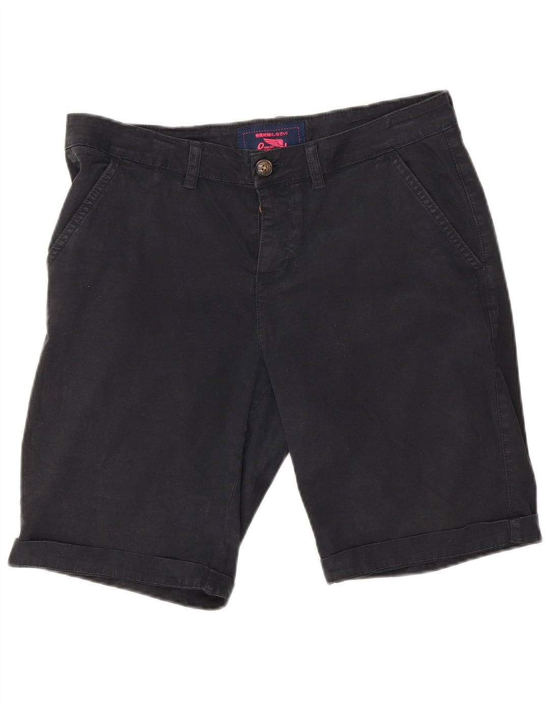 Superdry Γυναικείο σορτς Chino, μεσαίο W30, μπλε βαμβακερό