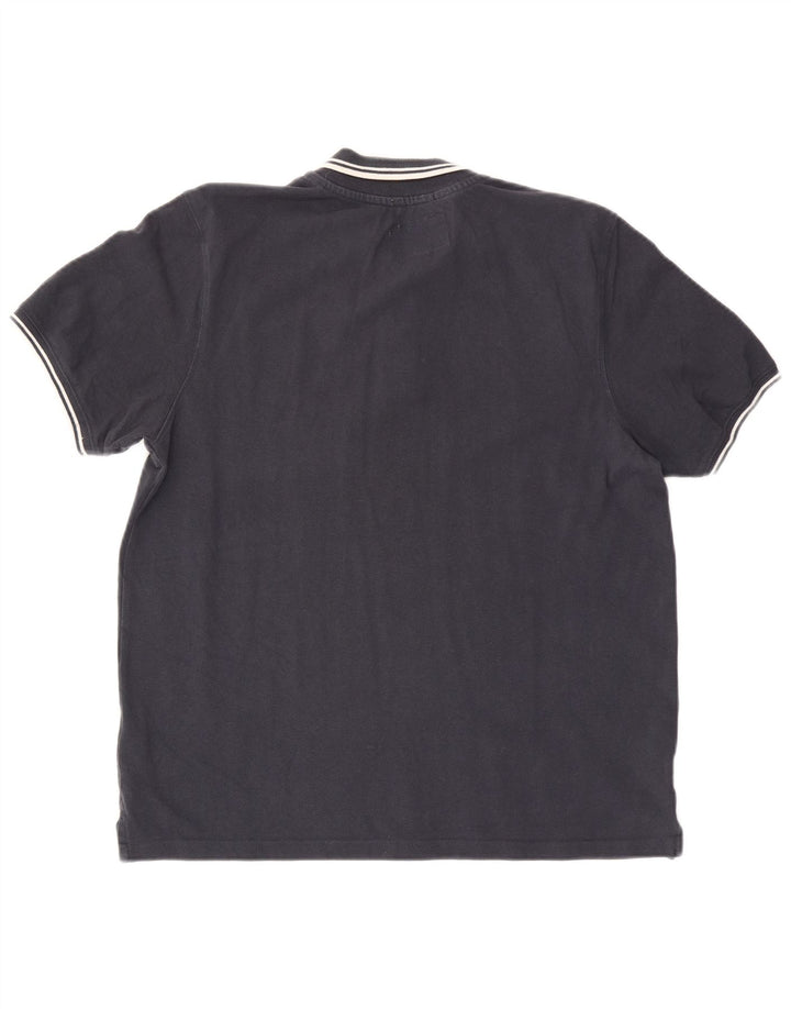 Jack Wills Ανδρικό μπλουζάκι πόλο Classic Fit μεγάλο, μπλε ναυτικό βαμβακερό