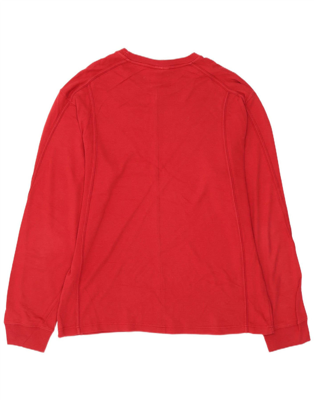 CHAMPION Ανδρικό μπλουζάκι μακρυμάνικο 2XL κόκκινο βαμβακερό