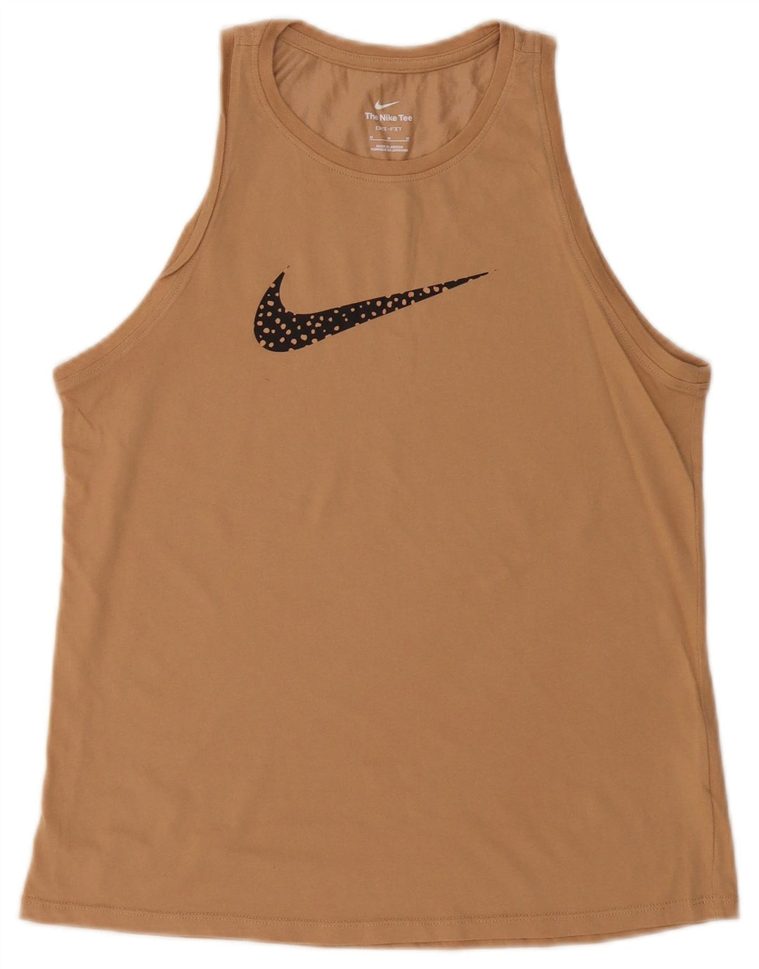 Γυναικείο γιλέκο γραφικών Nike Dri Fit UK 12 μεσαίο βαμβακερό μπεζ