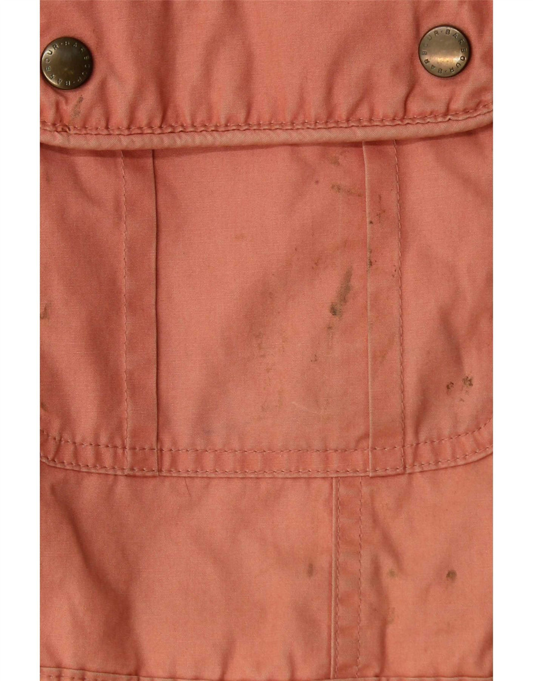 Barbour Γυναικείο κερωμένο βαμβακερό μπουφάν UK 12 Medium Pink