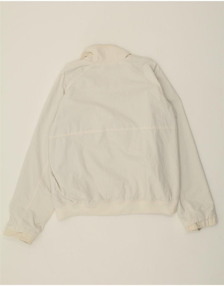 WOOLRICH Mens Bomber Jacket UK 44 2XL White Polyester Vintage Woolrich and Second-Hand Woolrich from Messina Hembry 
