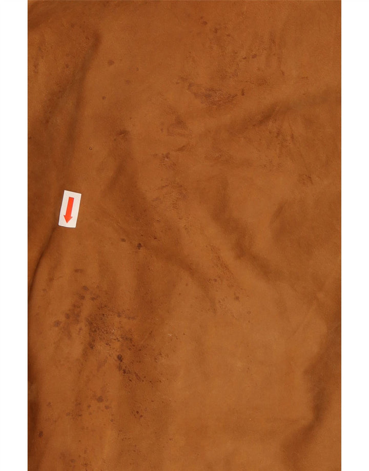 Vintage Ανδρικό Σουέντ Μπουφάν IT 52 XL Καφέ Δερμάτινο