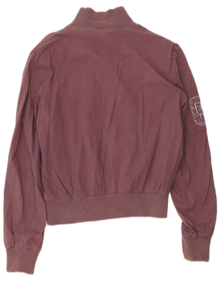 Papeete Γυναικείο Utility Jacket UK 12 Medium Burgundy Βαμβάκι