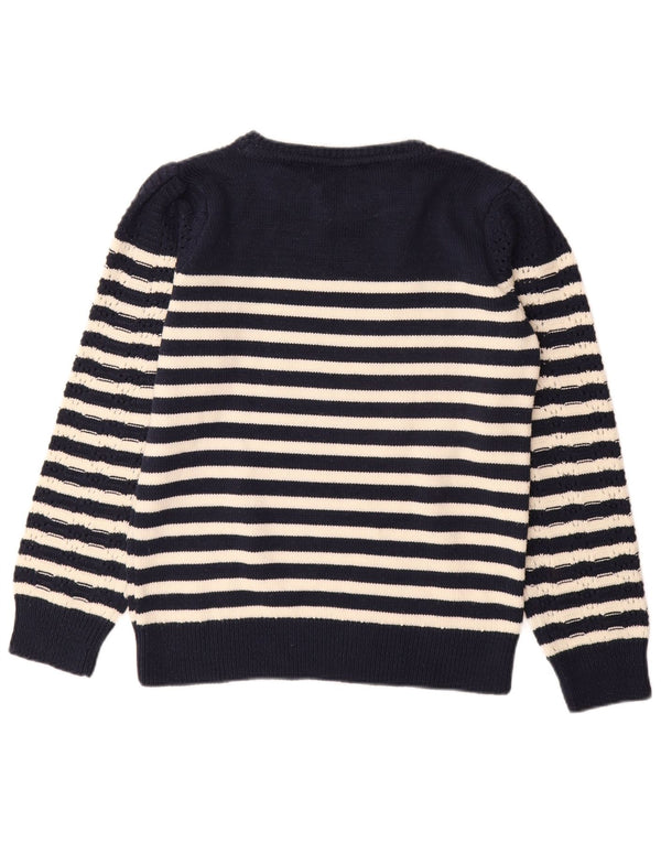 Crew Clothing Γυναικείο πουλόβερ με λαιμόκαυμα UK 12 Medium Navy Blue