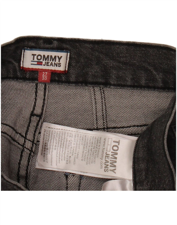 Tommy Hilfiger Γυναικείο τζιν κωνικό W27 L26 μαύρο βαμβακερό