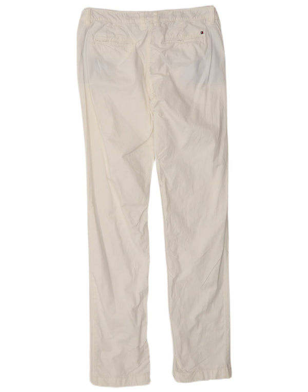 Tommy Hilfiger Γυναικείο ίσιο παντελόνι Chino US 8 Medium W30 L33 Λευκό
