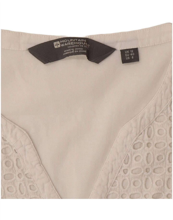 Mountain Warehouse Γυναικεία Μπλούζα Τοπ UK 12 Medium White