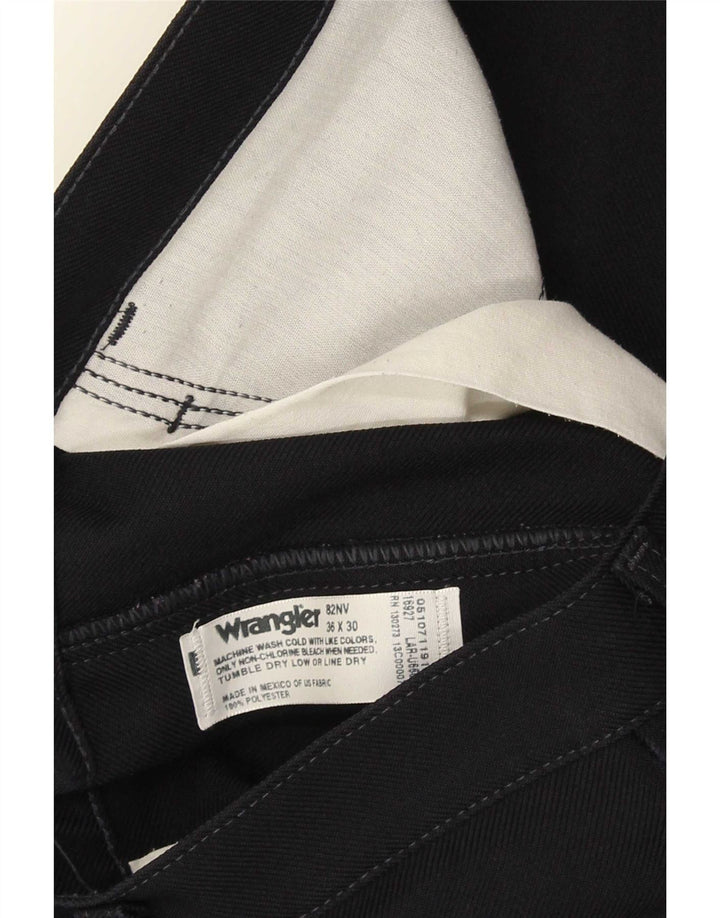 Ανδρικό ίσιο casual παντελόνι Wrangler W36 L30 Navy Blue Polyester