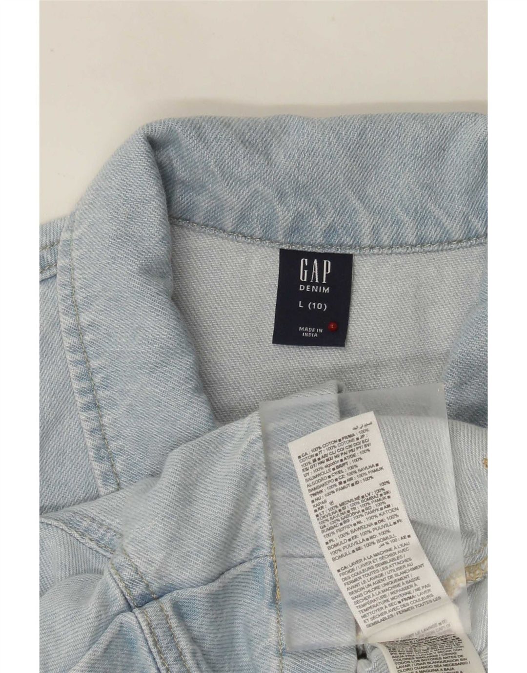 Gap Girls Denim Playsuit 9-10 ετών Μεγάλο Μπλε Βαμβακερό