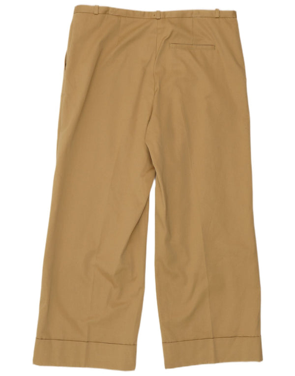 Massimo Dutti Γυναικείο ψηλόμεσο παντελόνι Chino EU 44 XL W34 L28 Beige