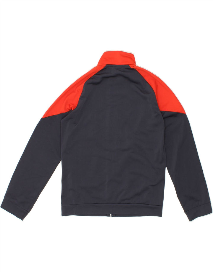 PUMA Boys Graphic Tracksuit Top Jacket 11-12 Years Large Navy Blue Vintage Puma and Second-Hand Puma from Messina Hembry 