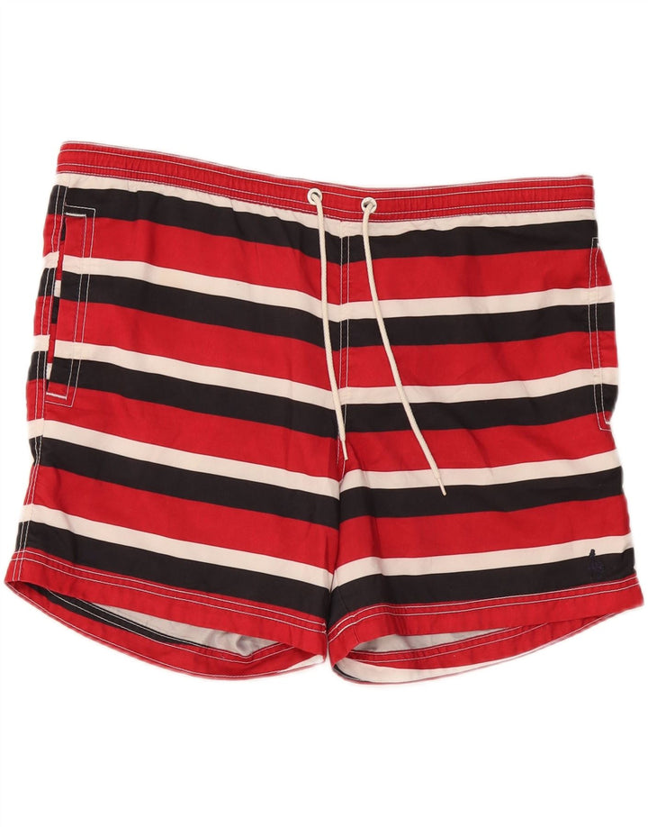 Jack Wills Ανδρικό σορτς κολύμβησης μεγάλο κόκκινο ριγέ