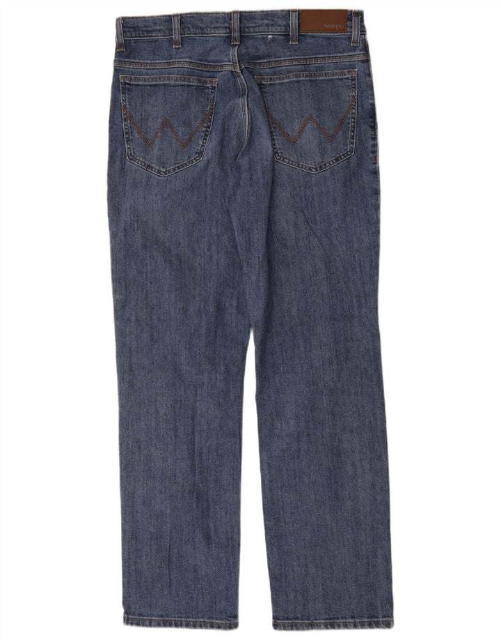 Ανδρικό τζιν Wrangler ίσιο W35 L32 Μπλε βαμβακερό