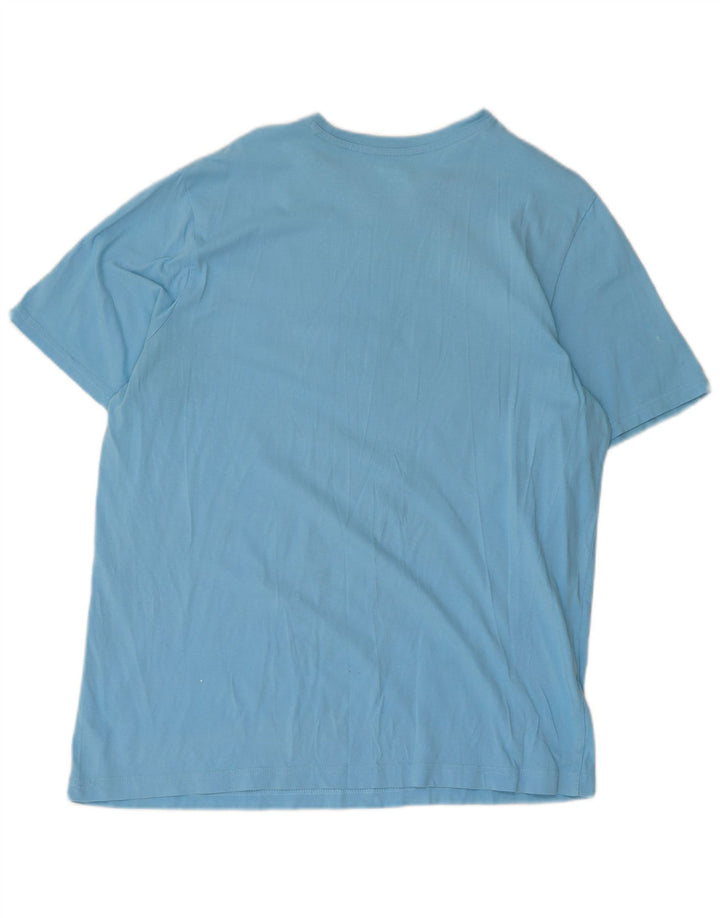 Ανδρικό γραφικό T-Shirt Penguin Top μεγάλο μπλε βαμβακερό