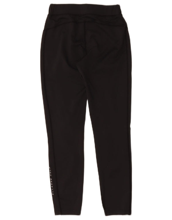 Ellesse Γυναικεία γραφικά Crop κολάν UK 8 Small Black Polyester