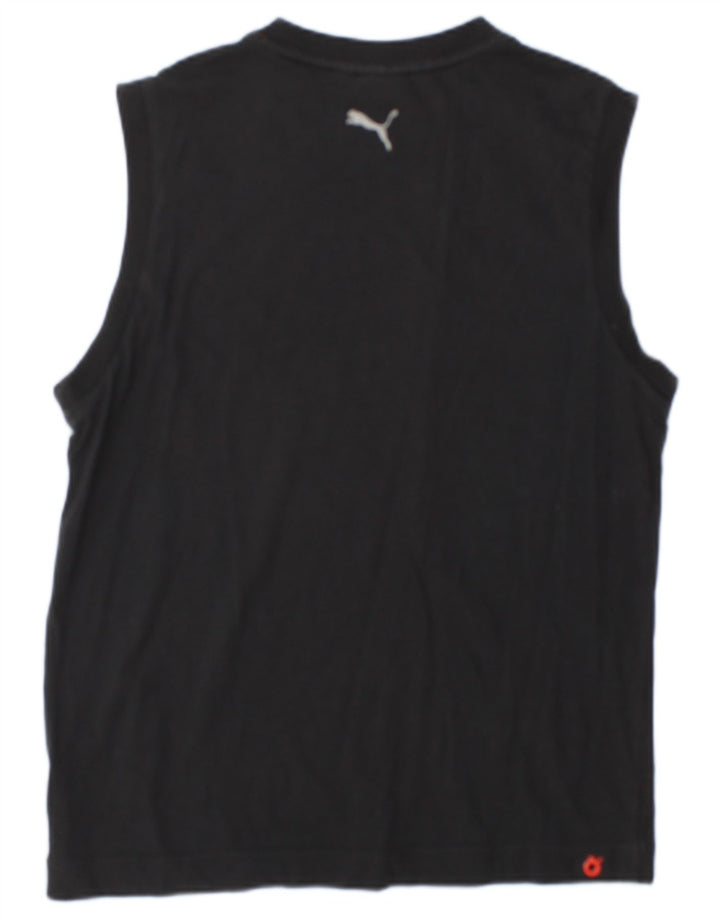 Ανδρικό γραφικό T-Shirt Puma Top Medium Μαύρο