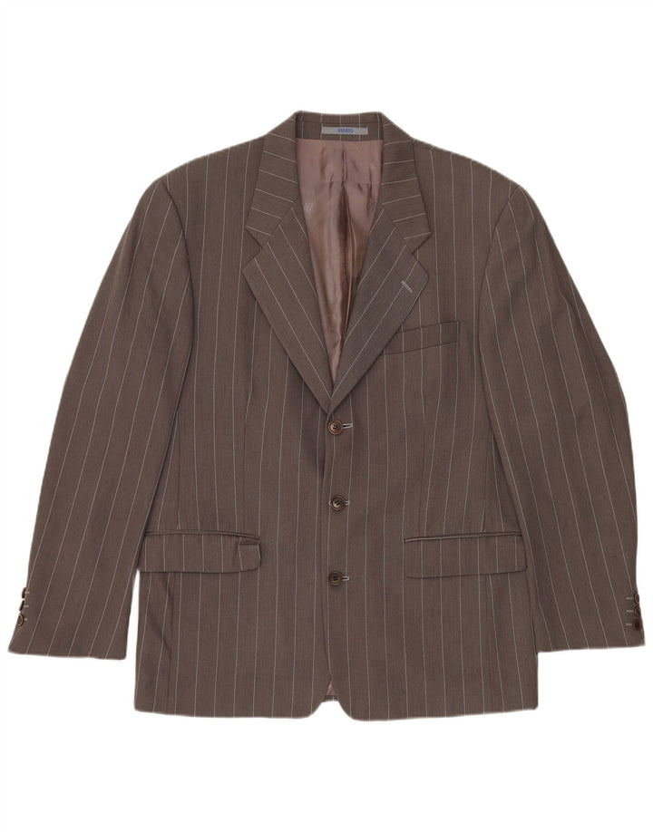 KENZO Ανδρικό μπουφάν σακάκι με 3 κουμπιά IT 50 μεγάλο γκρι μαλλί