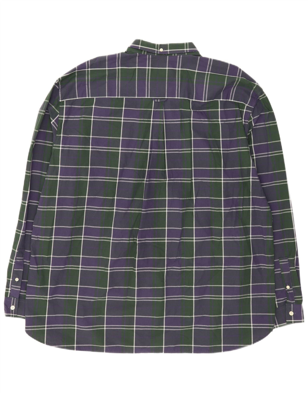 Ανδρικό πουκάμισο Lyle & Scott 3XL Navy Blue Check Cotton