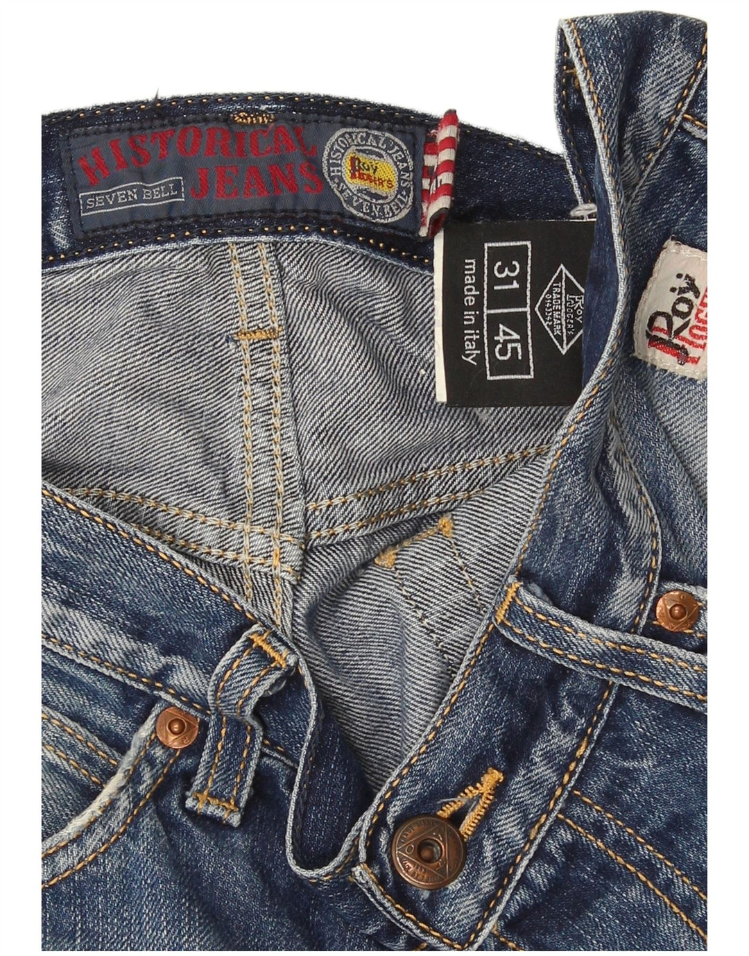 Ανδρικό τζιν ίσιο Roy Rogers IT 45 Small W31 L34 Blue