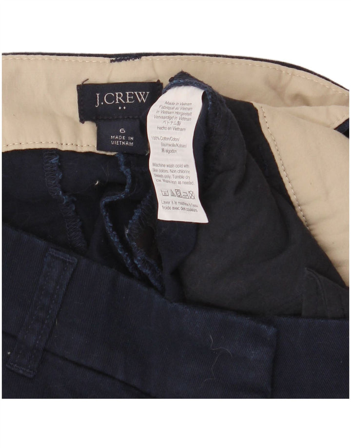 J. Crew Γυναικείο σορτς Chino US 6 Medium W32 Navy Blue Cotton