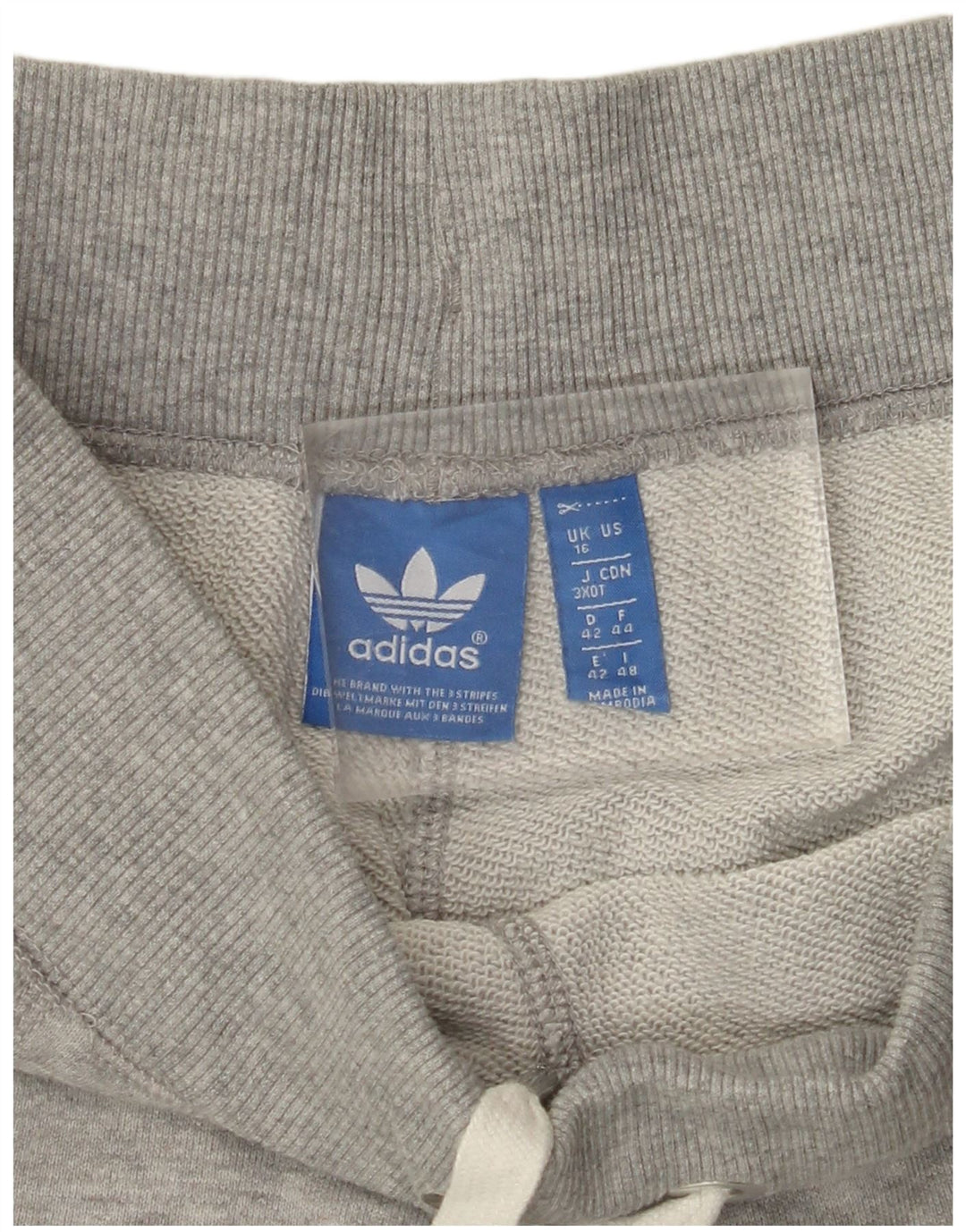Γυναικεία αθλητική φόρμα ADIDAS Παντελόνι Joggers UK 16 Large Grey Polyester