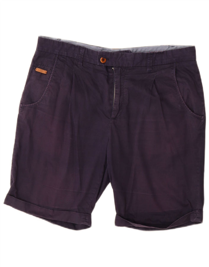Zara Ανδρικό σορτς Chino EU 42 Large W32 Navy Blue