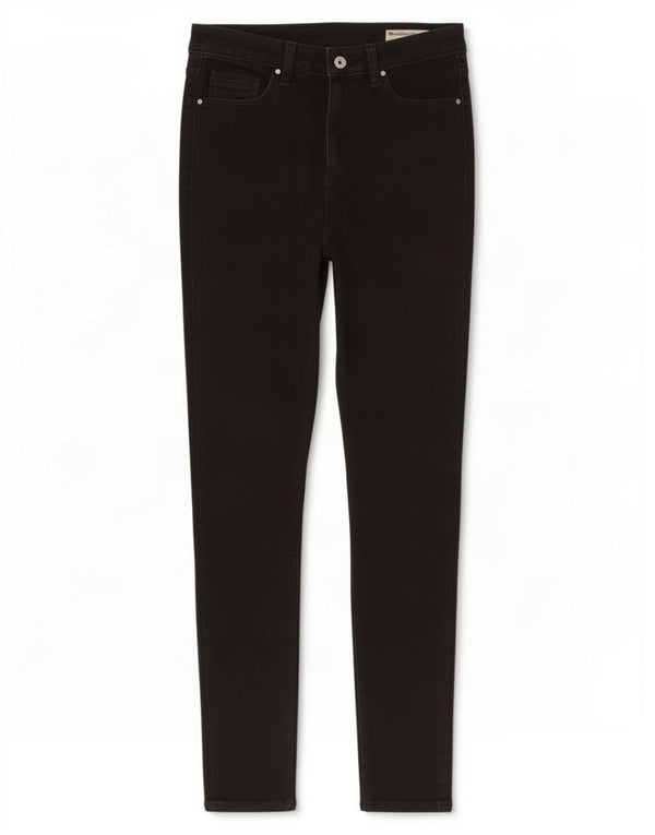 Marks & Spencer Γυναικεία Ivy Skinny Jeans UK 10 Small W27 L28 μαύρο βαμβακερό