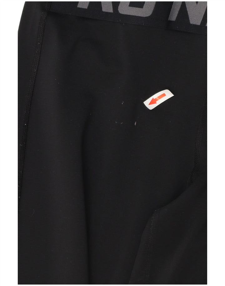 Γυναικεία γραφικά κολάν NIKE Dri Fit UK 12 μεσαίου μαύρου πολυεστέρα