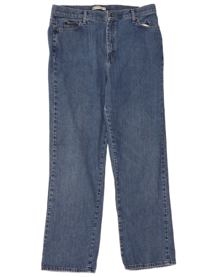 Lee Γυναικείο Relaxed Straight Jeans US 16 2XL W36 L32 Μπλε βαμβακερό